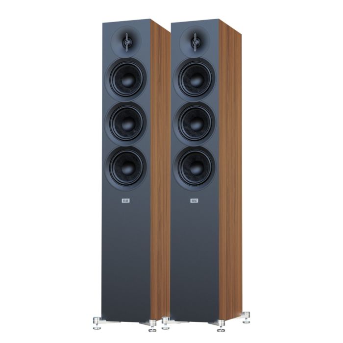 Elac Debut 3.0 DF53 Floorstanding Speaker - Walnut main product photo