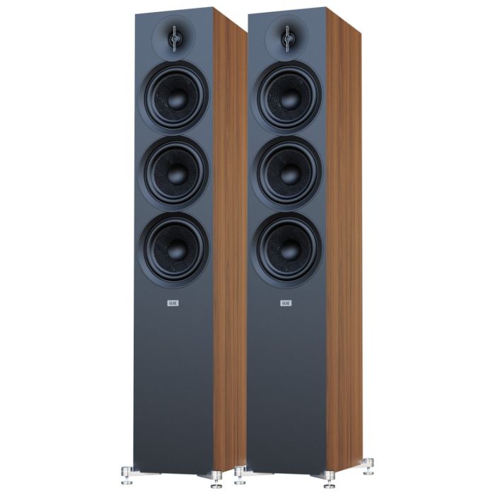 Elac Debut 3.0 DF63 Floorstanding Speakers - Walnut main product photo