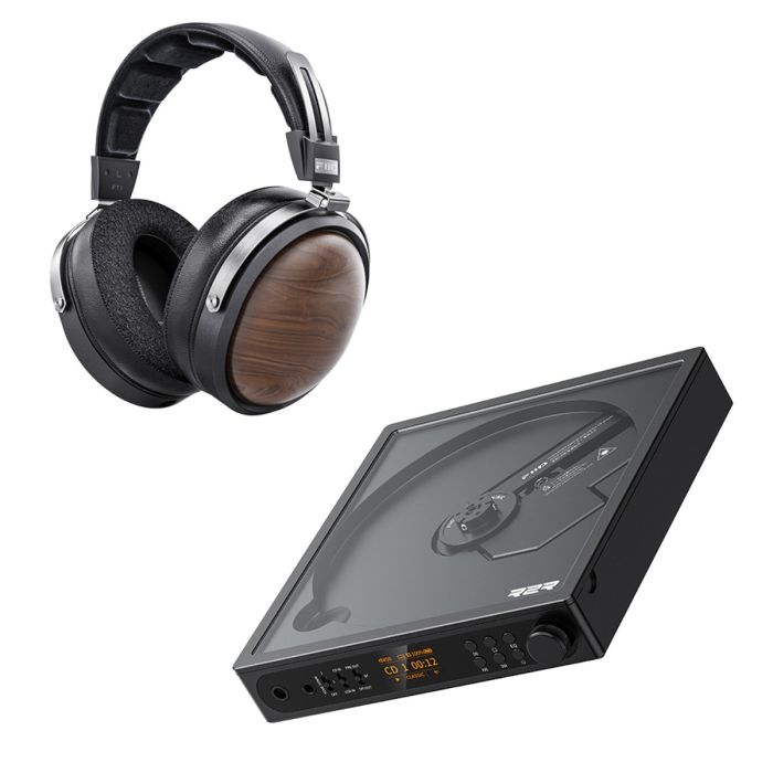 FiiO DM15 R2R Portable Stereo CD Player with FiiO FT1 32Ω Over-ear Wired Headphones main product photo
