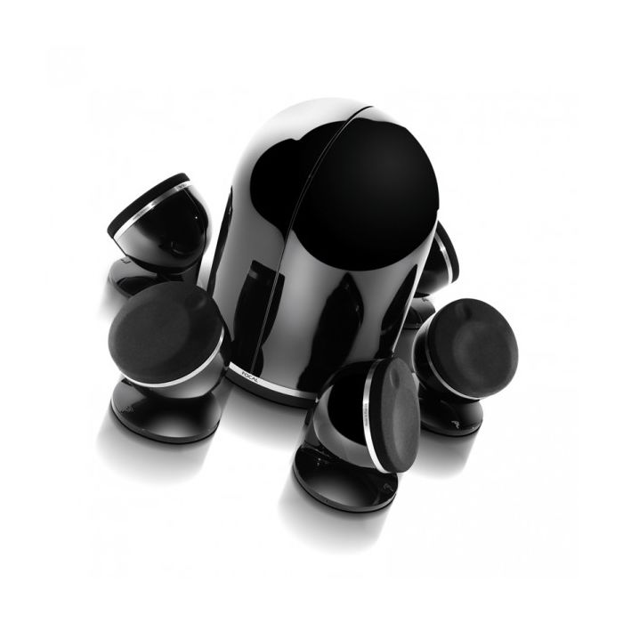 Manufacturer Refurbished - Focal Dôme 5.1 Pack - 5 Dôme & Dôme Sub - Diamond Black main product photo