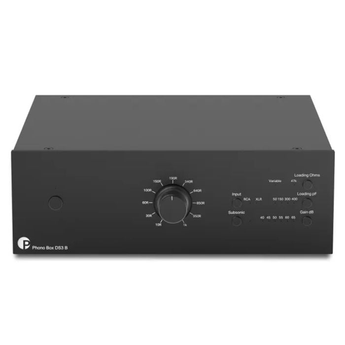 Pro-Ject Phono Box DS3 B Balanced Phono Stage - Black main product photo