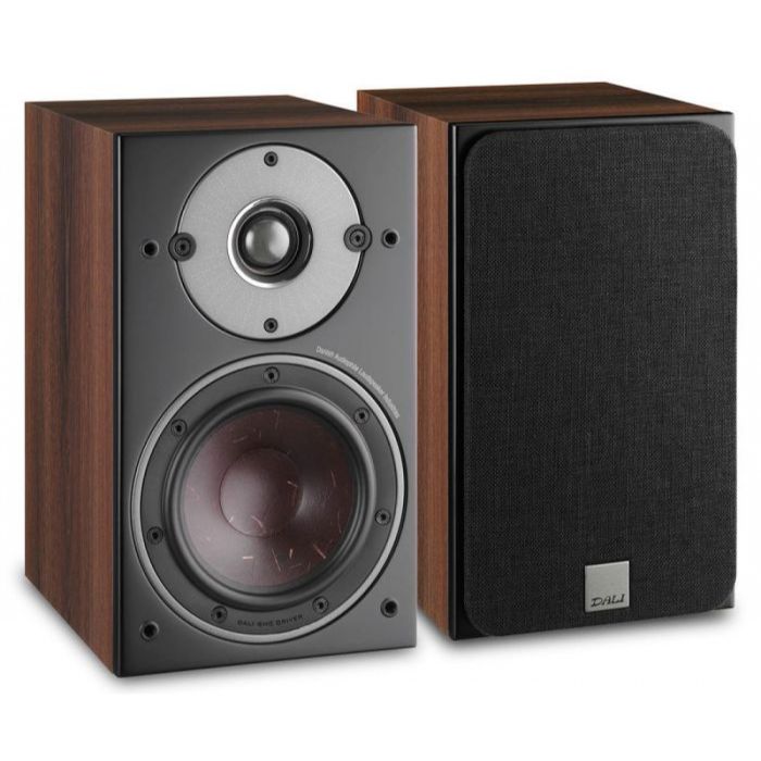 Dali OBERON 3 Bookshelf Speakers - Dark Walnut (Vinyl) main product photo
