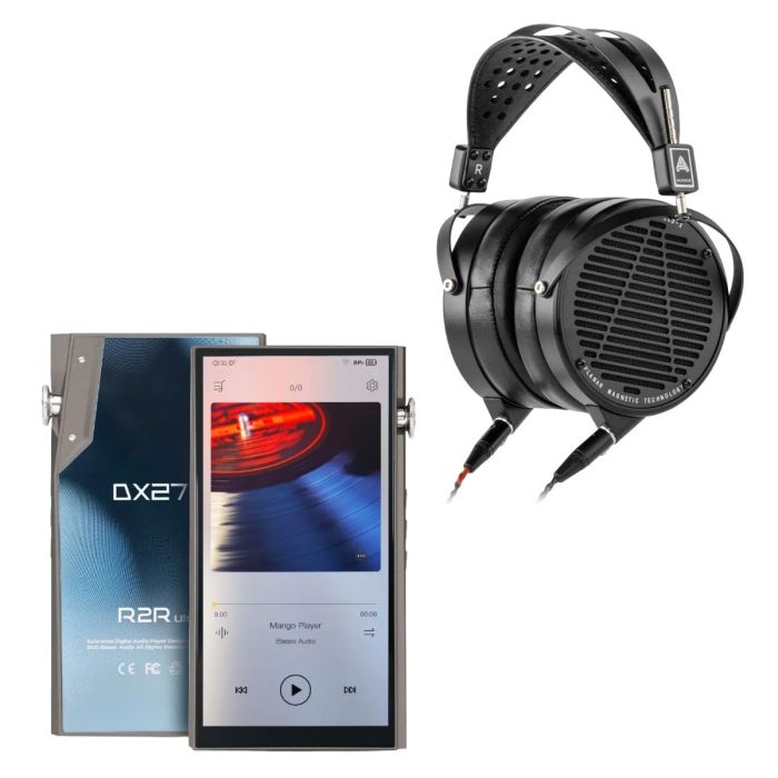 iBasso DX270 R2R Ultra Digital Audio Player with Audeze LCD-X Over-ear Wired Open-back Headphones main product photo