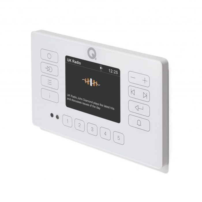 Q Acoustics E120 Wireless Audio System - White main product photo