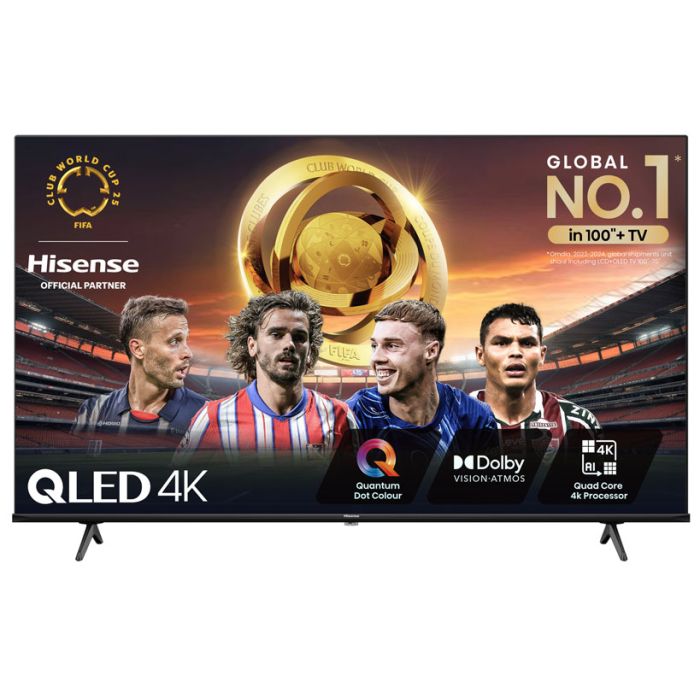 Hisense 55E7NQTUK 55" 4K QLED Smart TV (2024) main product photo