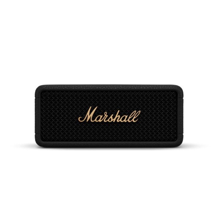 Marshall Emberton III Portable Bluetooth Speaker - Black / Brass main product photo