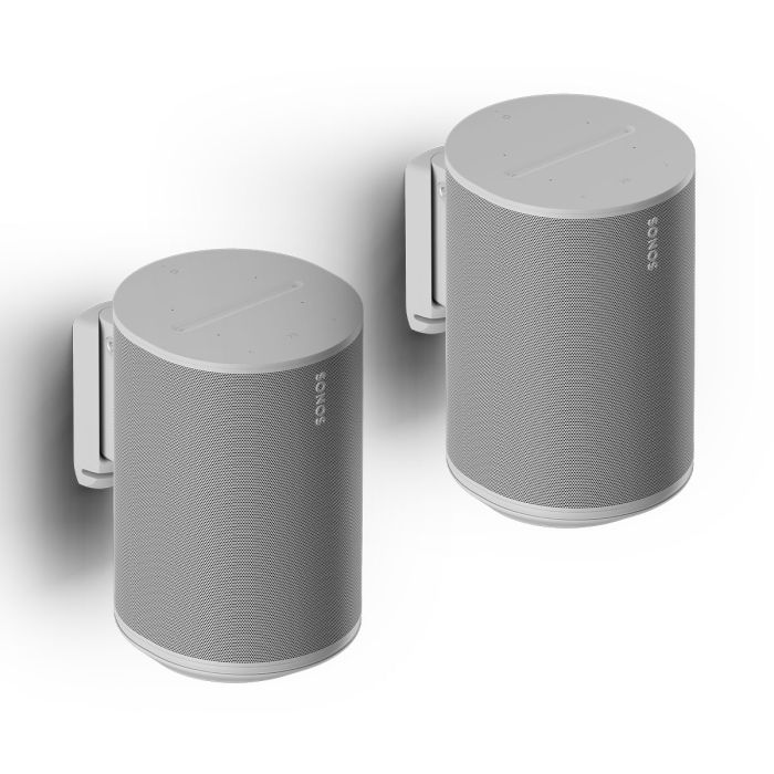 Flexson Wall Mount for Sonos Era 100 (Pair) - White main product photo