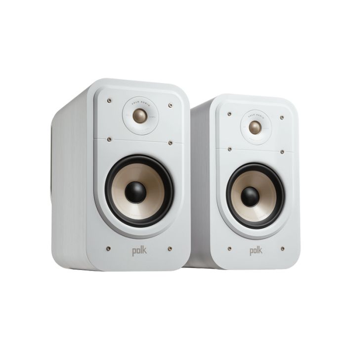 Polk Audio Signature Elite ES20 Bookshelf Speakers - White main product photo