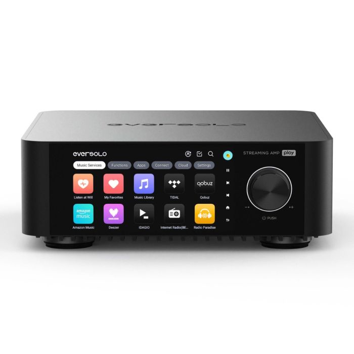 Nearly New - Eversolo Play Integrated Streaming Amplifier - Black main product photo