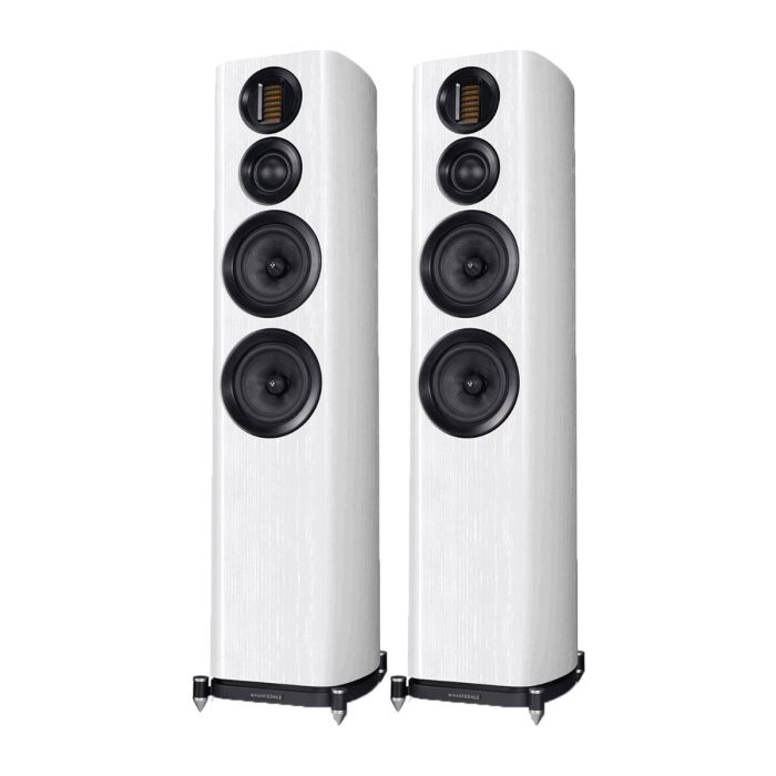 Nearly New - Wharfedale EVO4.4 Floorstanding Speakers - White main product photo