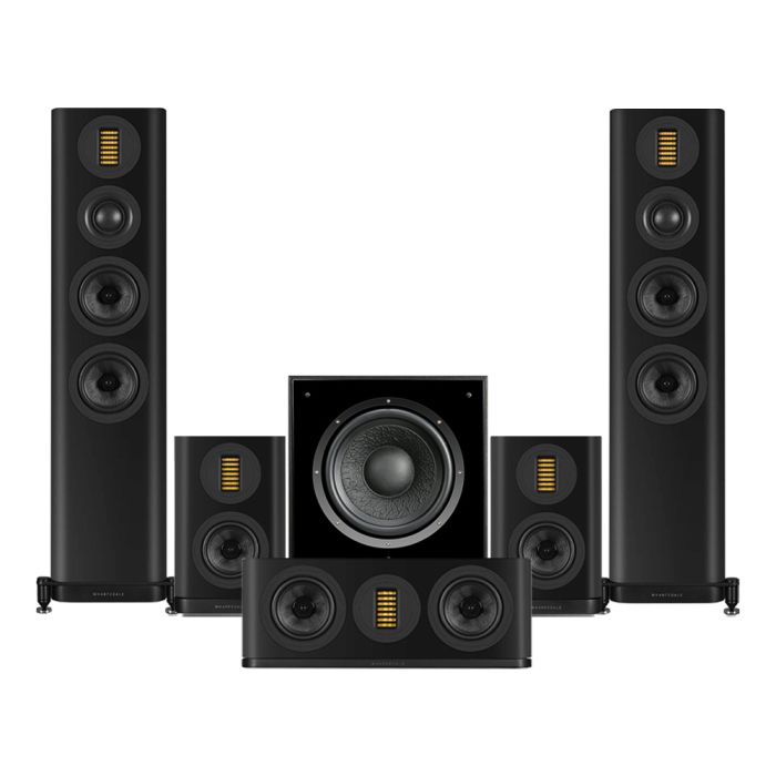 Wharfedale Evo 5.3 AV Speaker Pack - Black main product photo