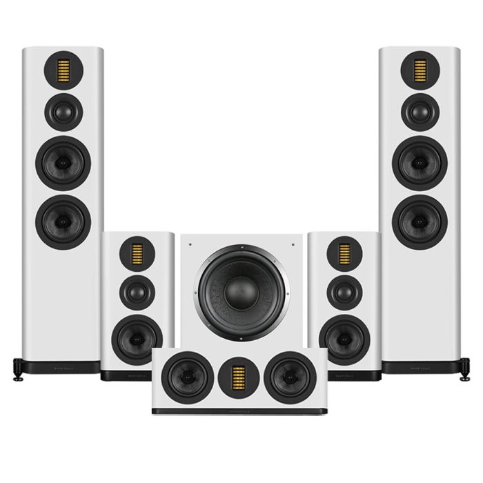 Wharfedale Evo 5.4 AV Speaker Pack - White main product photo