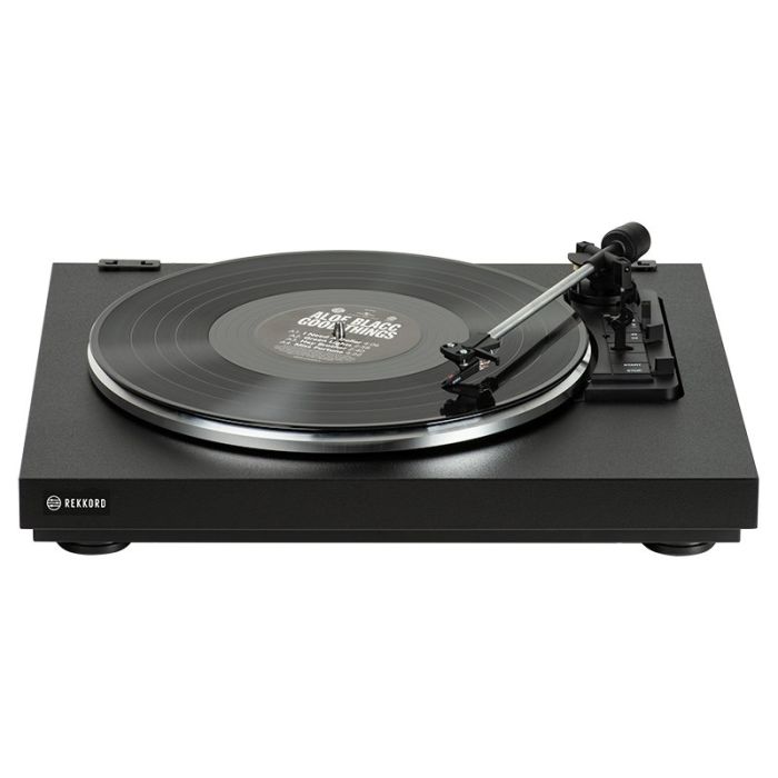 Rekkord F110P Fully Automatic Sub-Chassis Turntable with Built-In Phono Preamp - Black main product photo
