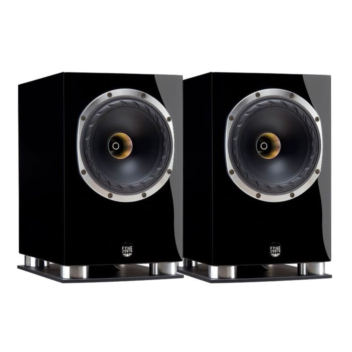 Fyne Audio F500SP Bookshelf Speakers - Piano Gloss Black main product photo