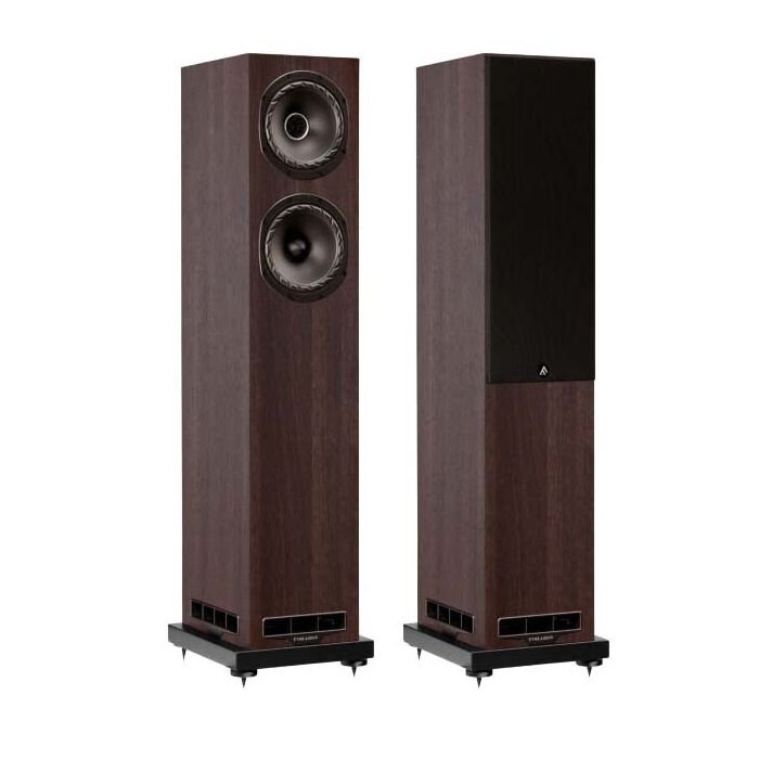 Fyne Audio F501e Floorstanding Speakers - Walnut main product photo