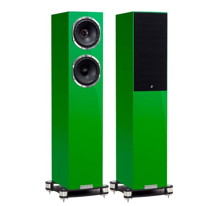 Fyne Audio F501SP Floorstanding Speakers - Green RAL 6038 main product photo