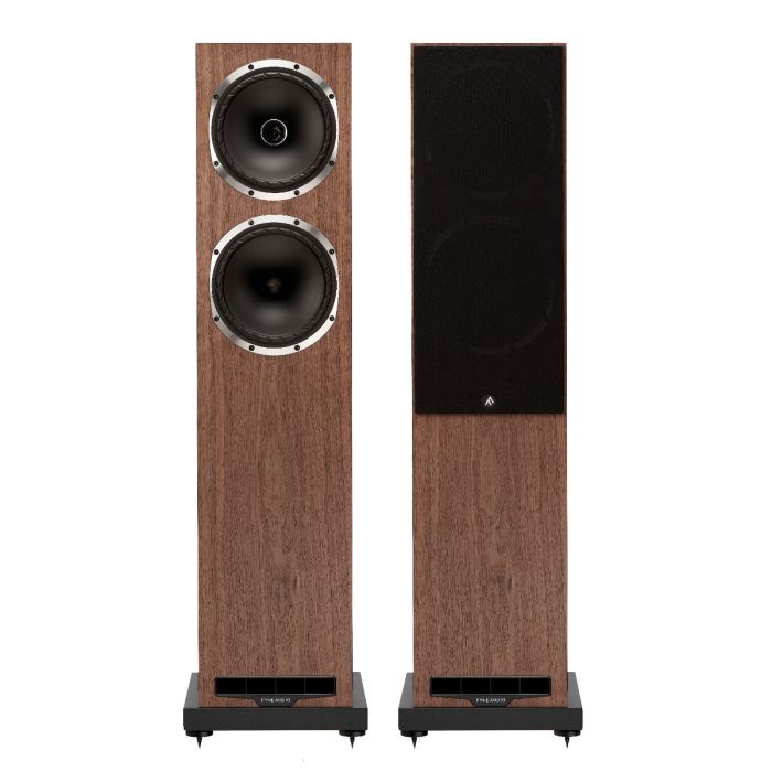 Fyne Audio F502S Floorstanding Speakers - Walnut main product photo