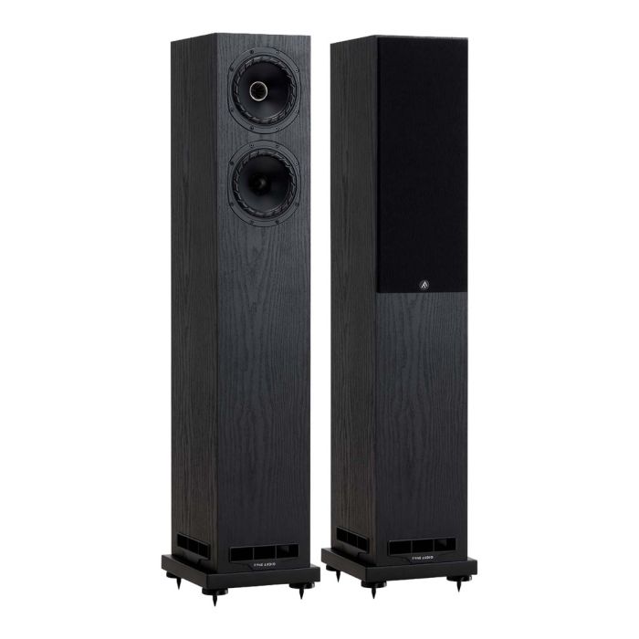 Fyne Audio F55E Floorstanding Speakers - Black Ash main product photo