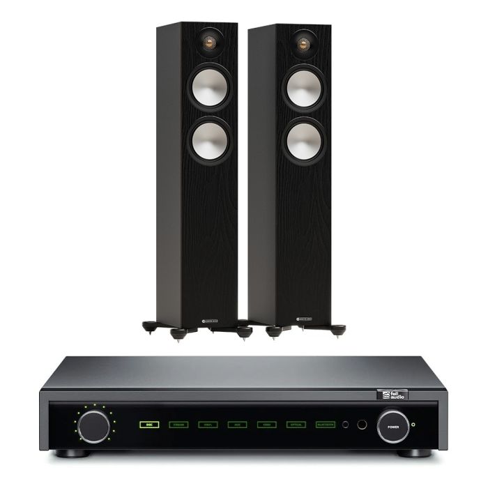 Fell Audio Fell Amp Integrated Amplifier with Monitor Audio Bronze 300 7G Floorstanding Speakers main product photo