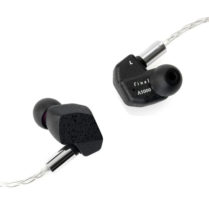 Final A5000 Single Driver IEM Earphones With Detachable Cable - Black main product photo