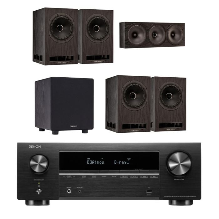 Denon AVR-X1800H AV Receiver with Fyne Audio F5e 5.1 AV Pack main product photo
