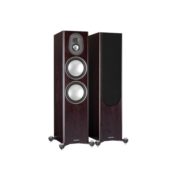 Nearly New - Monitor Audio Gold 5G 300 Floorstanding Speakers - Dark Walnut main product photo