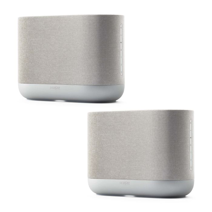 Denon Home 400 Wireless Smart Speaker Powered by HEOS with Dolby Atmos Music (PAIR) - Stone main product photo
