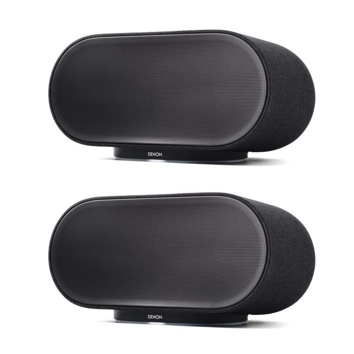 Denon Home 600 Wireless Smart Speaker Powered by HEOS with Dolby Atmos Music (PAIR) - Charcoal main product photo