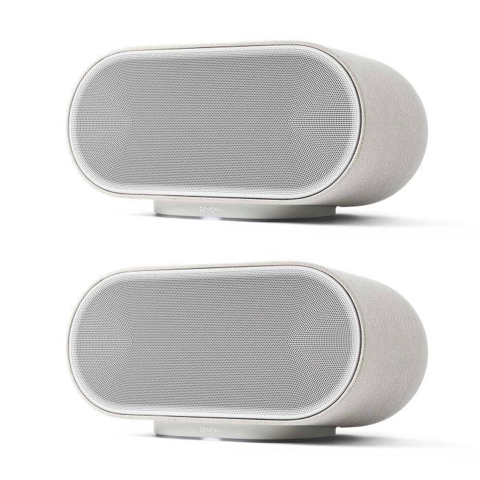 Denon Home 600 Wireless Smart Speaker Powered by HEOS with Dolby Atmos Music (PAIR) - Stone main product photo