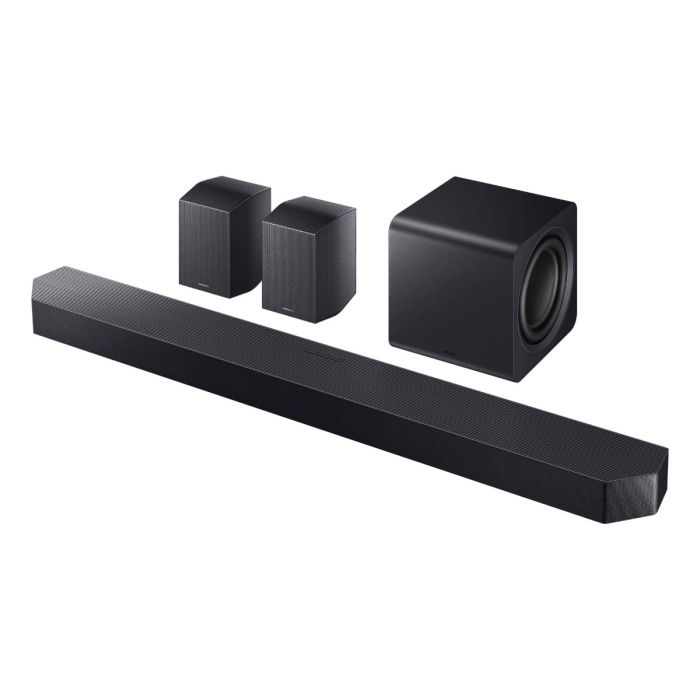 Samsung Q990F 11.1.4ch Q-Series Soundbar with Subwoofer & Rear Speakers (2025) - Black main product photo