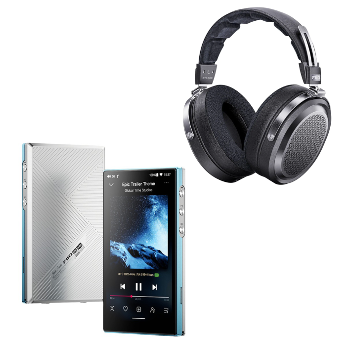 FiiO JM21 Digital Audio Player (64GB) with FiiO FT1 Pro Over-ear Wired Headphones main product photo