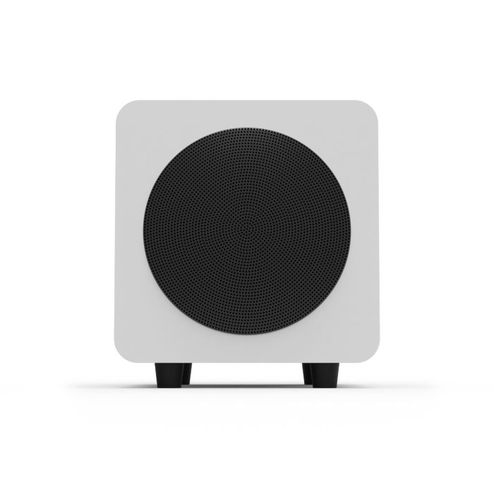 Kanto SUB6 Vinyl Subwoofer - Matte White with Black Grill main product photo