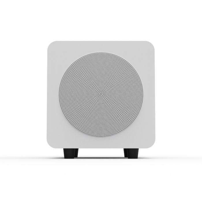 Kanto SUB6 Vinyl Subwoofer - Matte White with White Grill main product photo