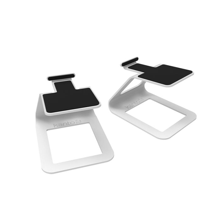 Kanto SE2 Elevated Desktop Speaker Stands - White main product photo