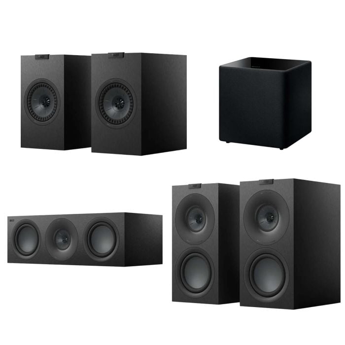 KEF Q Concerto AV 5.1 Speaker Package - Satin Black main product photo