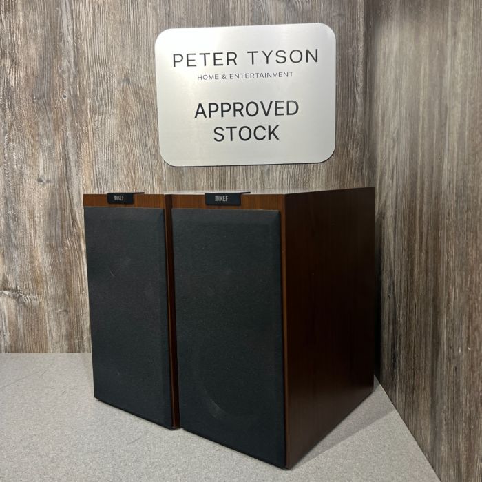 Pre-Loved - KEF R300 Bookshelf Speakers - Walnut main product photo