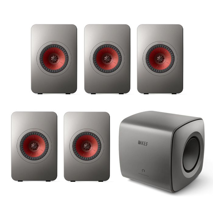 KEF LS50 Meta AV Pack - Titanium Grey main product photo
