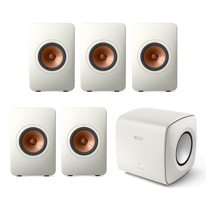 KEF LS50 Meta AV Pack - Mineral White main product photo
