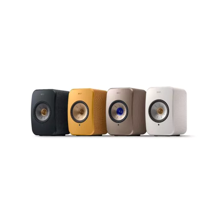 KEF LSX II Wireless Hi-Fi Speakers - Cotton White