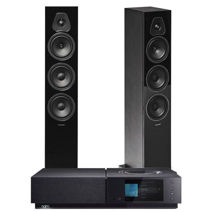 Naim Uniti Nova All-In-One Player with Sonus Faber Lumina III Floorstanding Speakers main product photo