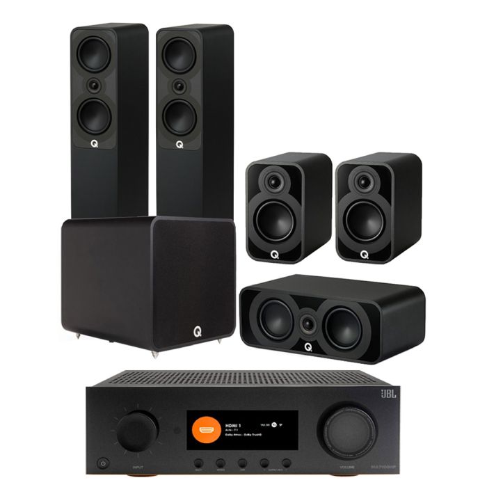 JBL MA7100HP 7.1 8K AV Receiver with Q Acoustics Q 5040 5.1 Home Cinema Pack main product photo