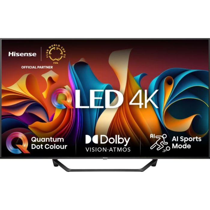 Hisense 55A7NQTUK 55" 4K QLED Smart TV (2024) main product photo