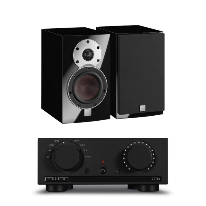 Mission 778X Integrated Amplifier with Dali MENUET Bookshelf Speakers main product photo