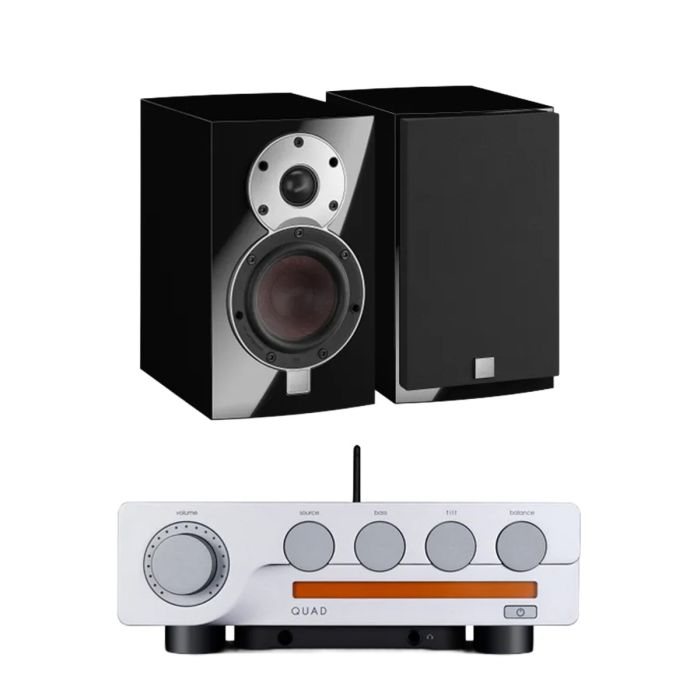 Quad 3 Integrated Amplifier with Dali MENUET Bookshelf Speakers main product photo