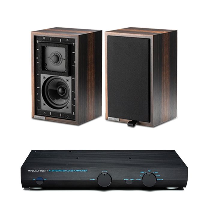 Musical Fidelity A1 Integrated Amplifier with LS3/5A Monitor Speakers main product photo