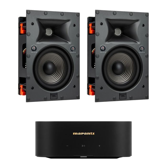 Marantz MODEL M1 2.1 Channel Streaming Amplifier with JBL Studio 6 6IW In-Wall Speakers main product photo