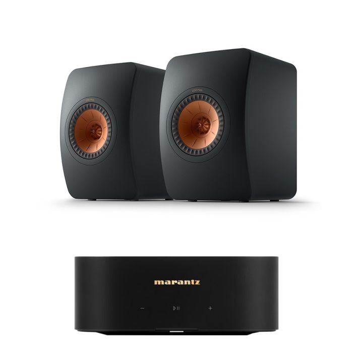 Marantz MODEL M1 2.1 Channel Streaming Amplifier with KEF LS50 Meta Loudspeakers main product photo