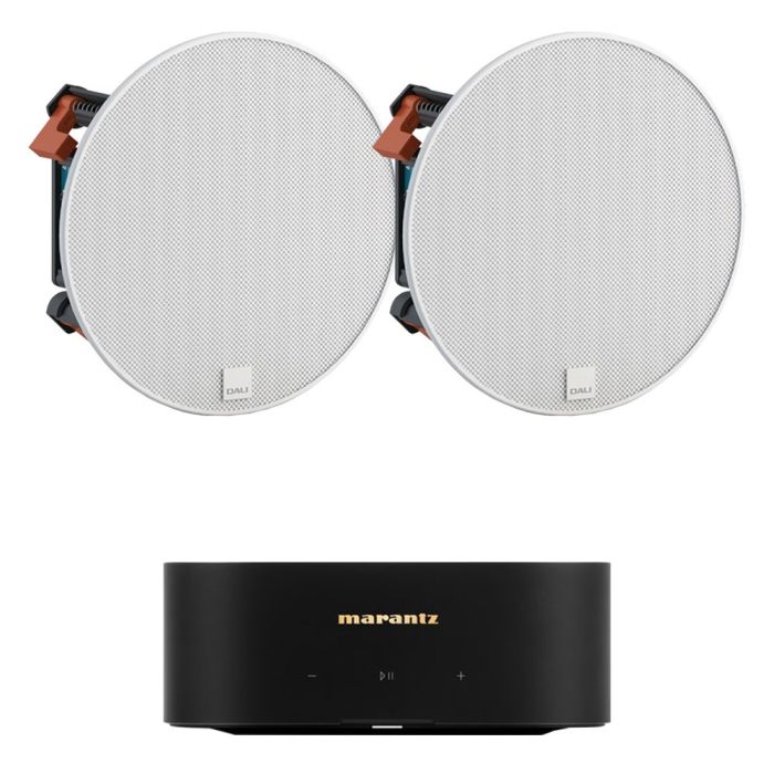 Marantz MODEL M1 2.1 Channel Streaming Amplifier with Dali Phantom E-50 In-Ceiling Speakers main product photo