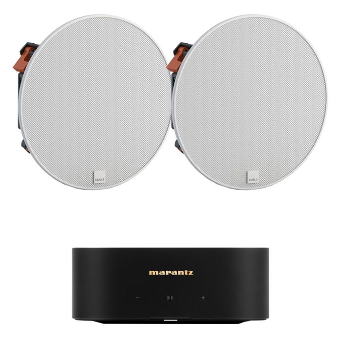 Marantz MODEL M1 2.1 Channel Streaming Amplifier with Dali Phantom E-60 In-Ceiling Speakers main product photo