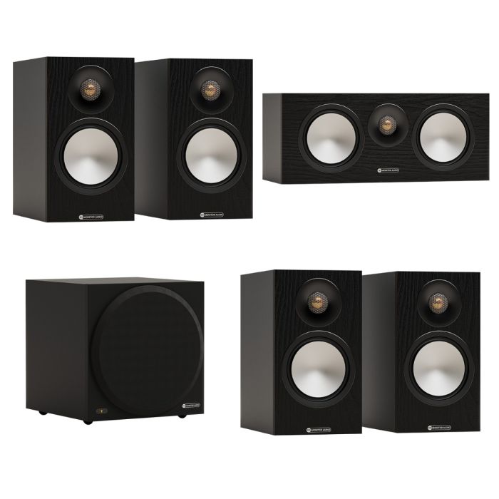 Monitor Audio Bronze 50 7G 5.1 Speaker Package - Black main product photo
